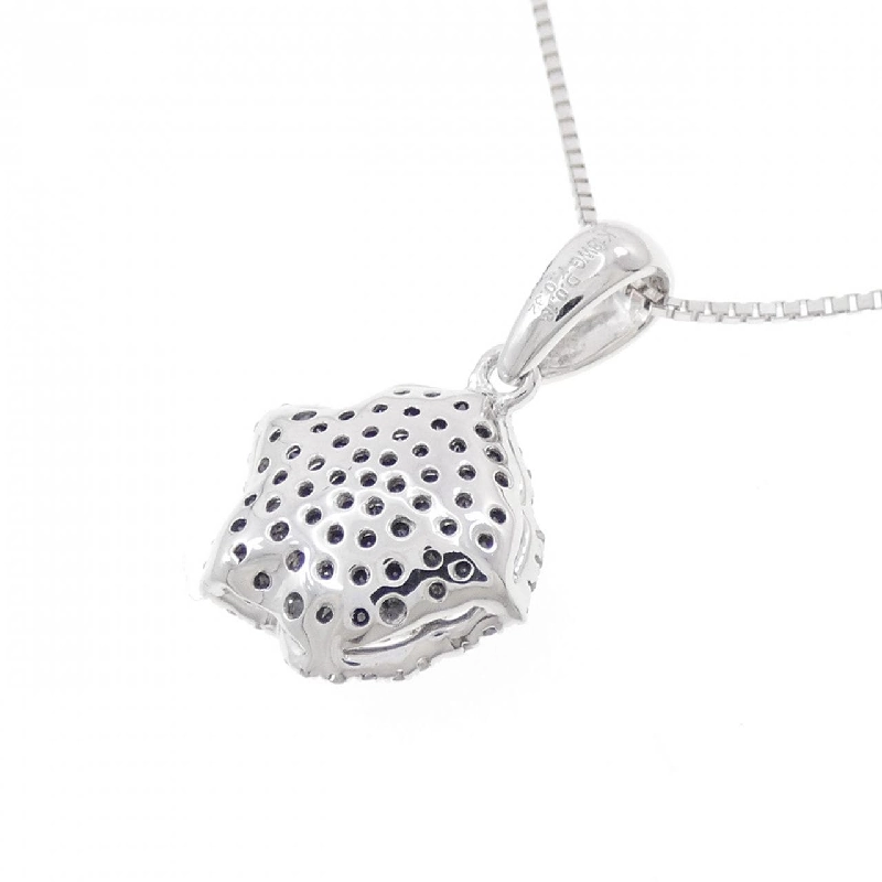 K18WG Rose Diamond Necklace 0.32CT - Hàng hiệu Authentic 862378