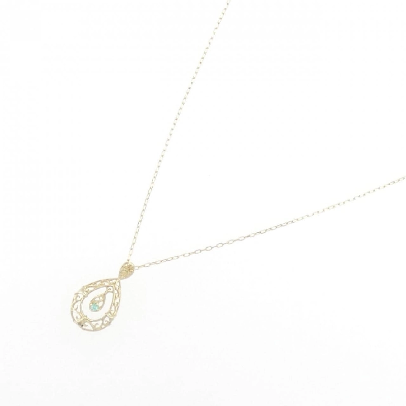 K10YG Tourmaline Necklace 0.01CT - Hàng hiệu Authentic 865623