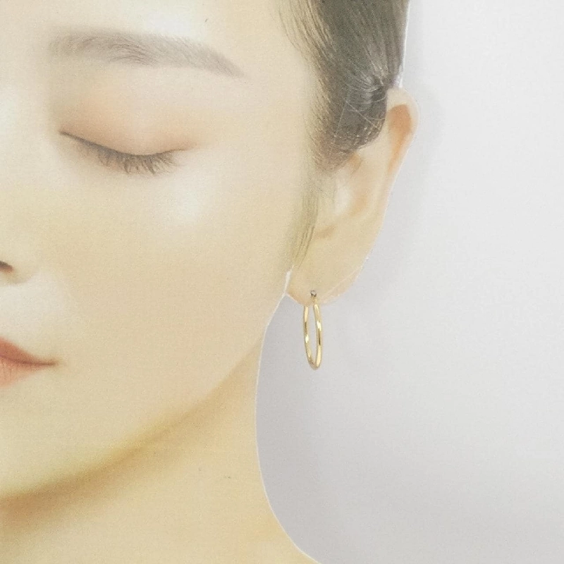 Bông tai hoop 750YG - Hàng hiệu Authentic 868712