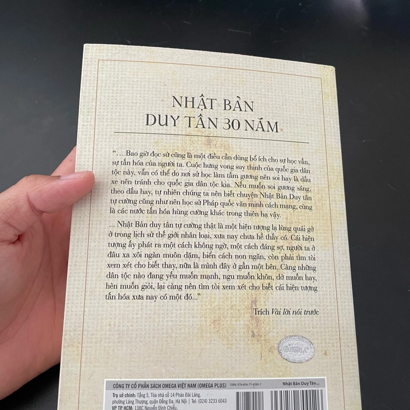 II Tựa sách: Nhật Bản Duy Tân 30 Năm - Đào Trinh Nhất - 2018 444615