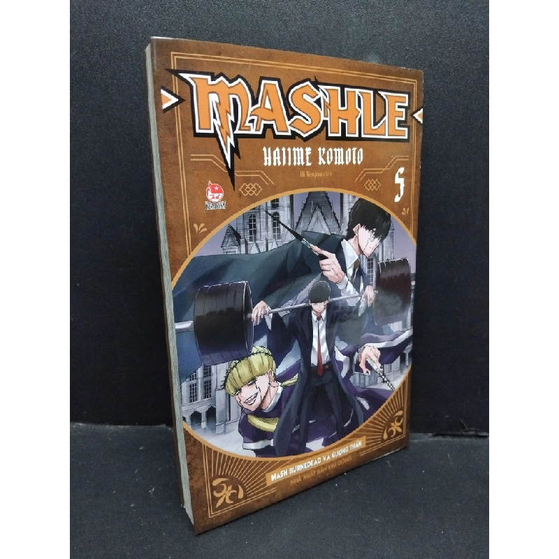 Mashle tập 5 Mash Burnedead và gương thần Hajime Komoto mới 90% ố nhẹ, tróc gáy nhẹ 2024 HCM.ASB0711 448089
