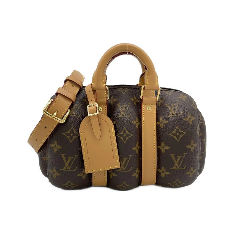 Túi du lịch Louis Vuitton Monogram Keepall Bandoulière Brown Up 25cm M23106 - Hàng hiệu Chính hãng 803637