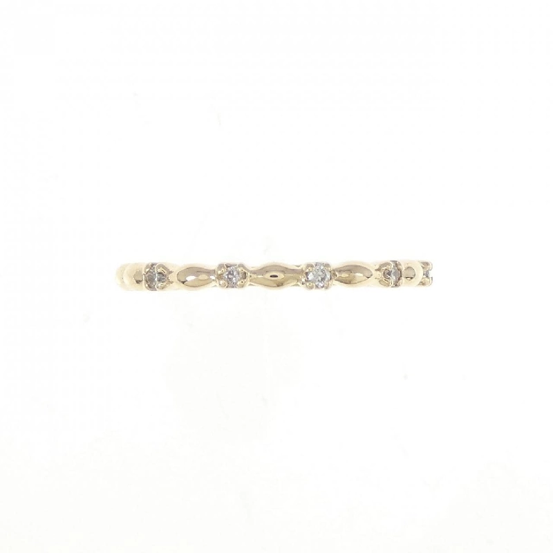 Nhẫn kim cương K10YG 0.04CT 673597