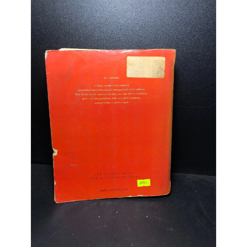 Fundamentals of financial mângement Eugene F Brigham mới 80% ghi , ố , highlight HCM1612 912964