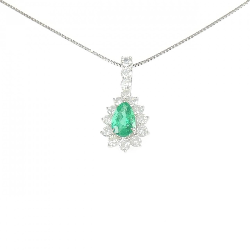Dây chuyền Emerald PT900/PT850 2.06CT - Hàng hiệu Chính hãng 858218