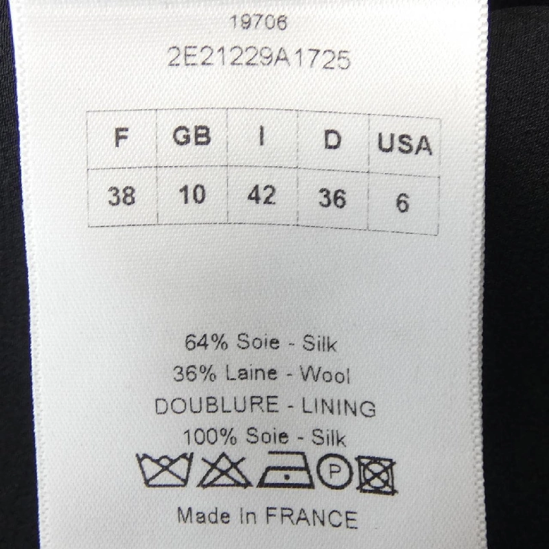 Jacket không cổ CHRISTIAN DIOR 2E21229A1725 632764