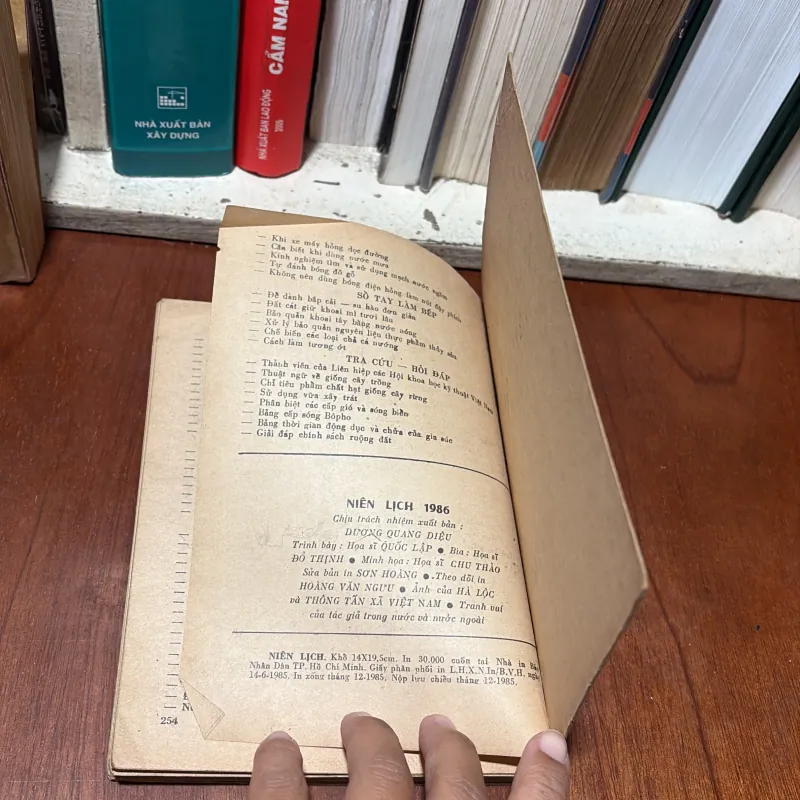 II Sách Phổ Cập Kiến Thức (ALMANACH): Niên Lịch 1986 752198