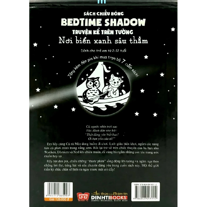 Sách Chiếu Bóng - Bedtime Shadow - Truyện Kể Trên Tường - Nơi Biển Xanh Sâu Thẳm - Barbara Paulding, Martha Day Zschock 284752