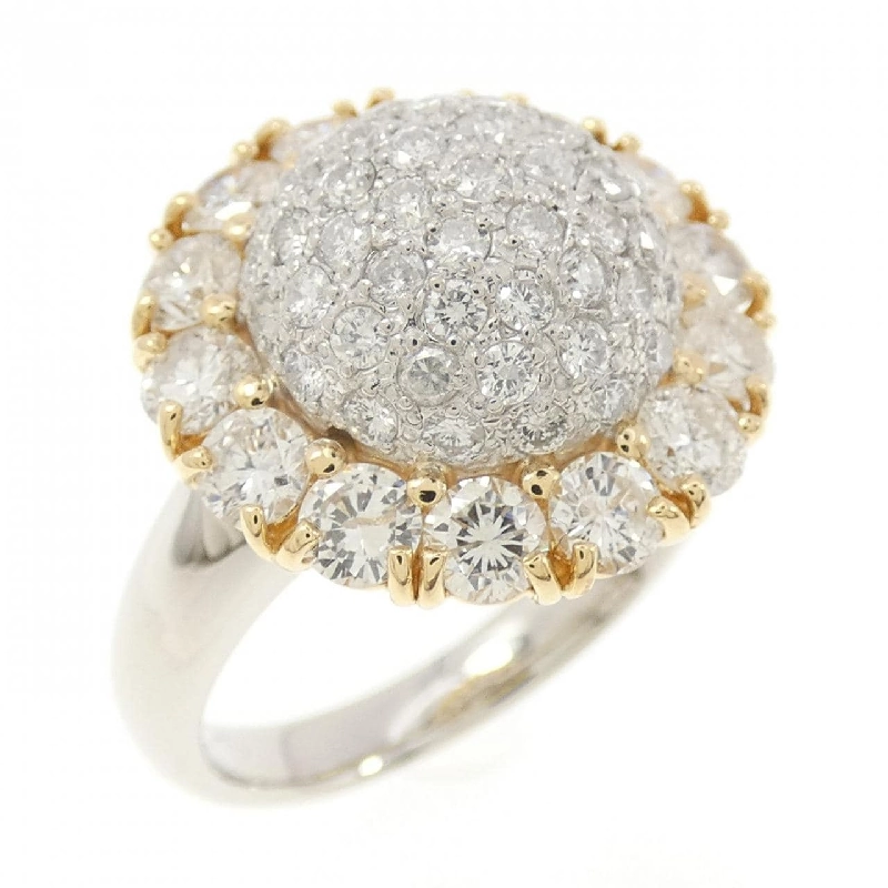 Nhẫn kim cương PT900/K18YG 2.03CT 670629