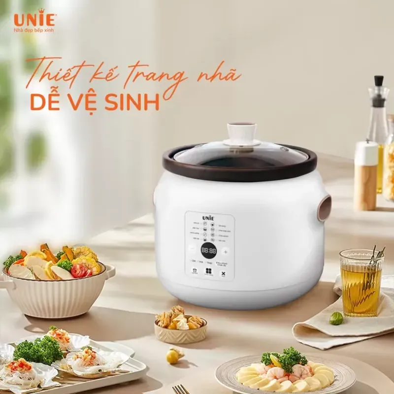 Nồi kho hầm UNIE 2L – Hẹn giờ 24 tiếng, nấu ngon chuẩn vị 573132