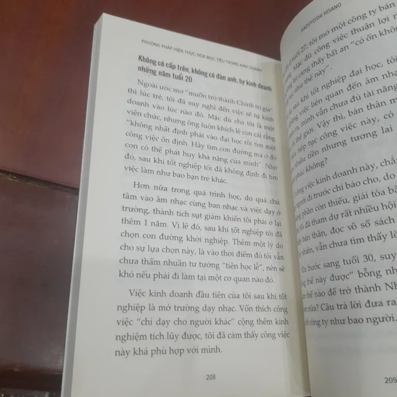 Kazuyoshi Hisano - Phương pháp HIỆN THỰC HÓA MỤC TIÊU ttong kinh doanh 1022195