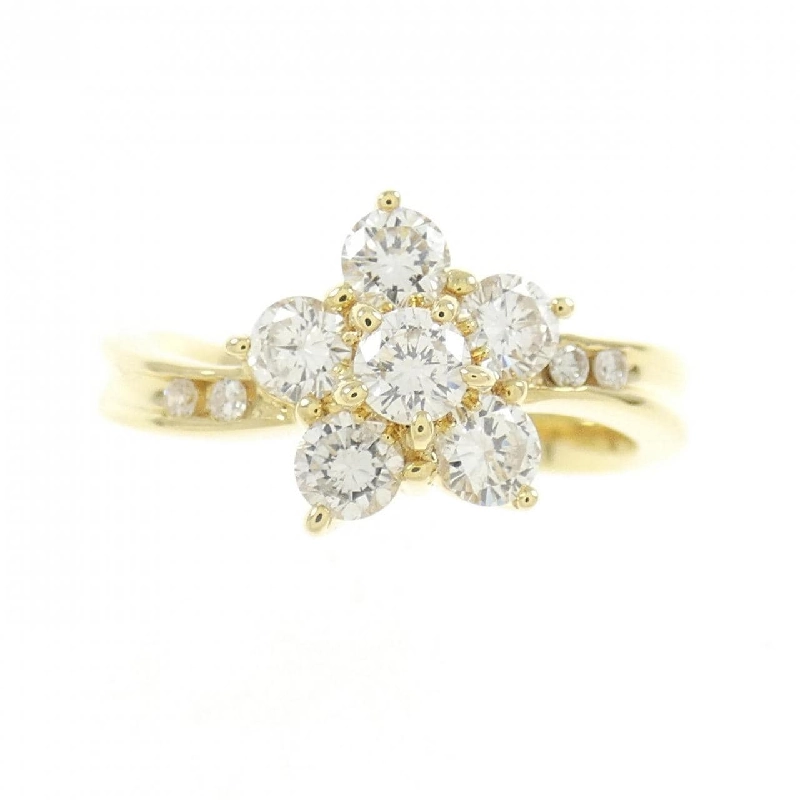 Nhẫn kim cương hoa K18YG 0.66CT - Hàng hiệu chính hãng 856222