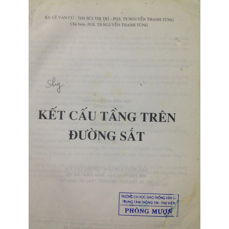 KẾT CẤU TẦNG TRÊN ĐƯỜNG SẮT 495343