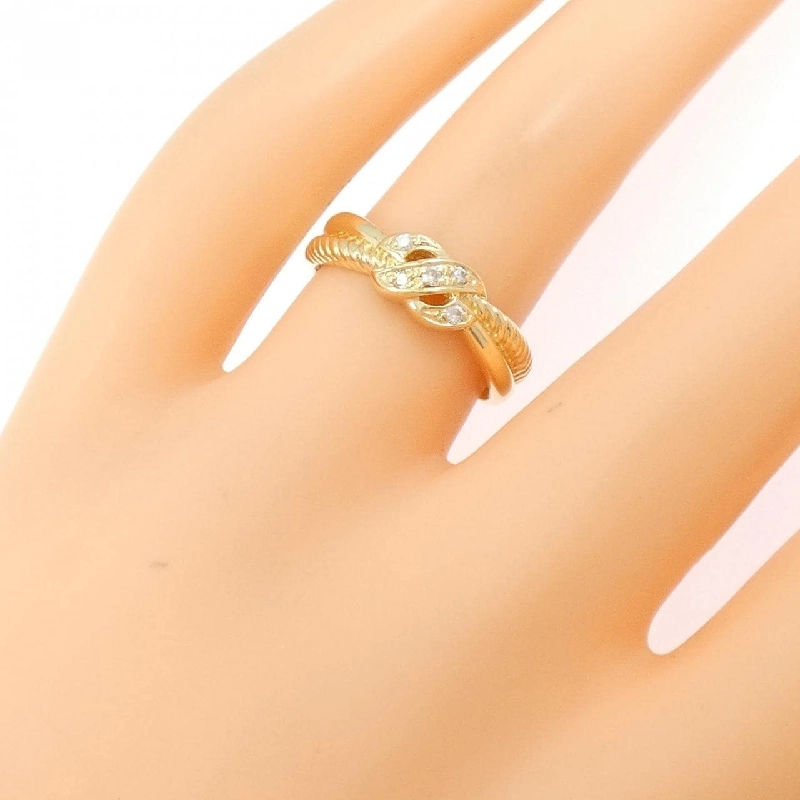 Nhẫn kim cương K18YG 0.05CT - Hàng hiệu Authentic 851576