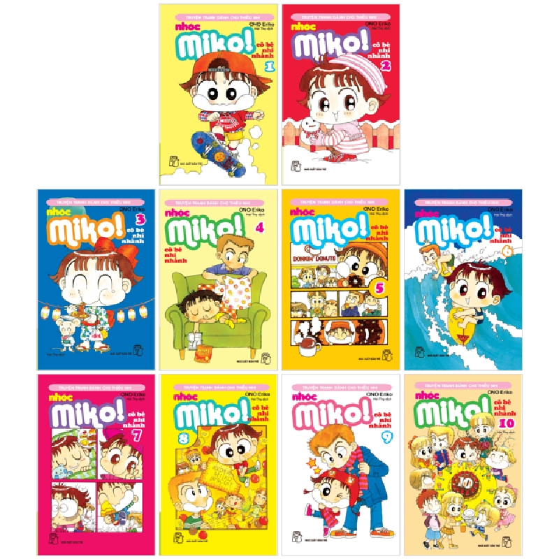 Combo Manga - Nhóc Miko! Cô Bé Nhí Nhảnh: Tập 1 - 10 (Bộ 10 Tập) (2023) - ONO Eriko 743321