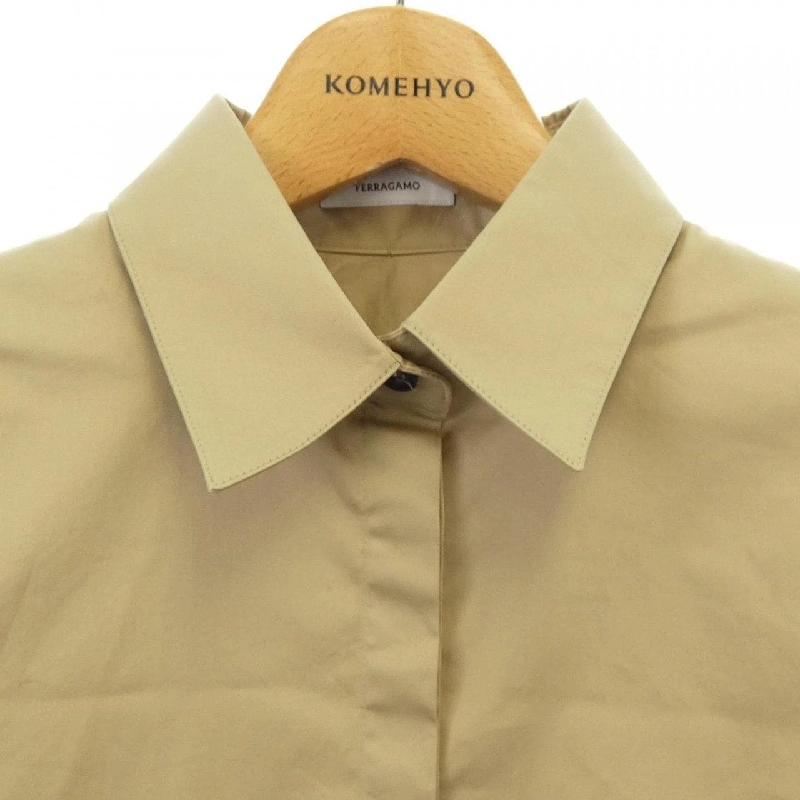 【Mã giảm giá】Salvatore Ferragamo SALVATORE FERRAGAMO Áo sơ mi 640102