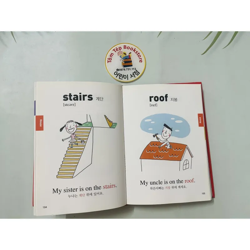 Sách từ điển tiếng Anh- Hàn cho trẻ em 1036555