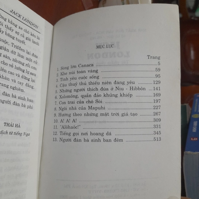 JACK LONDON, Tác phẩm chọn lọc 518852