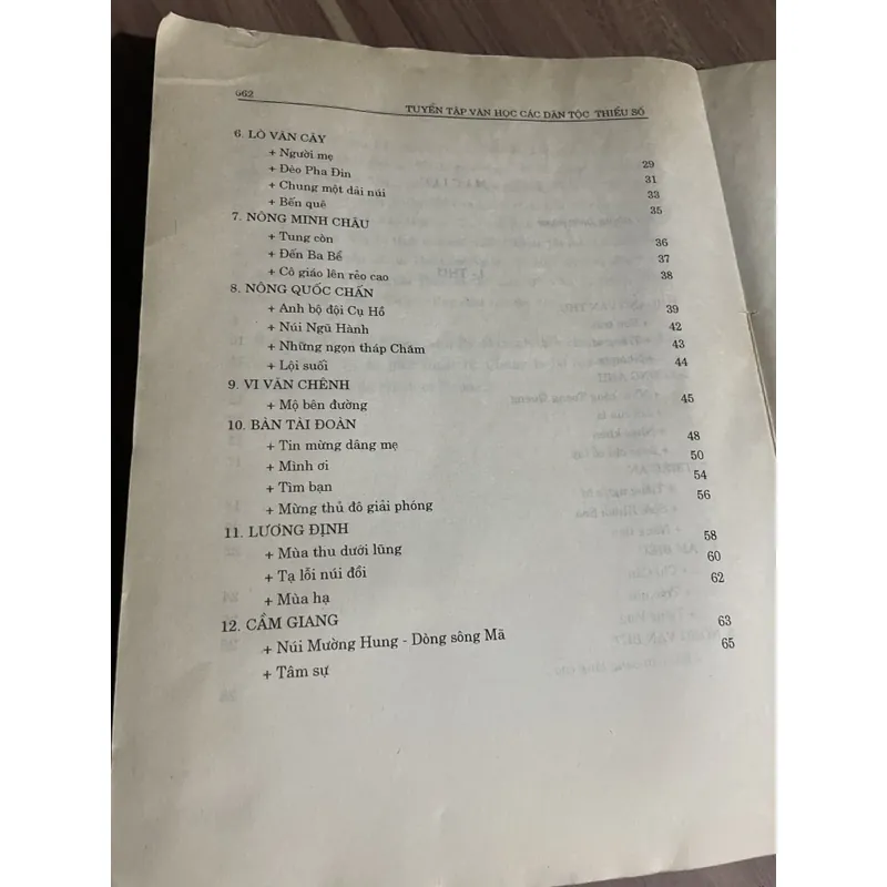 TUYẾN TẬP VĂN HỌC các DÂN TỘC THIỂU SỐ- sách khổ khổ lớn -650 trang   689697