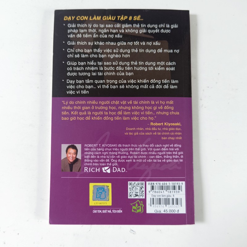 Dạy con làm giàu 8 - Để có những đồng tiền tích cực (2021) 195376