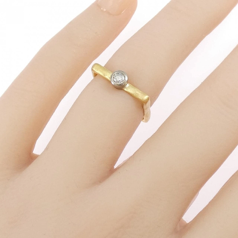 K20YG/K18WG Nhẫn Kim Cương 0.1CT - Hàng hiệu Chính hãng 852590