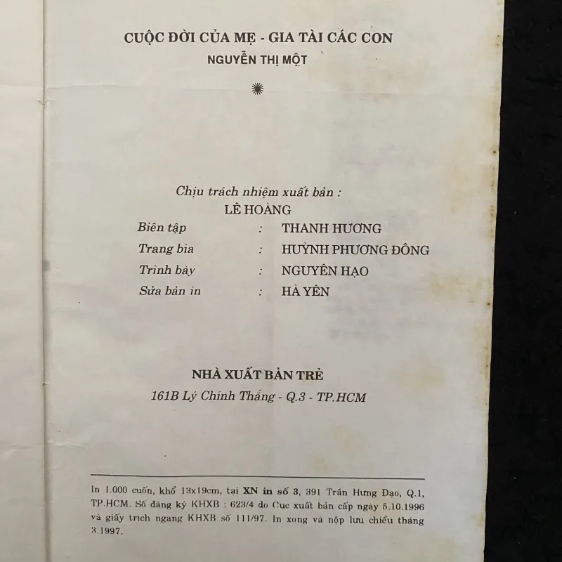 Cuộc đời của mẹ - Gia tài các con. 1034409