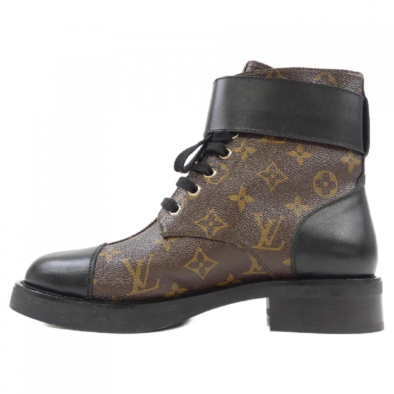 Giày bốt LOUIS VUITTON Patent Monogram Canvas Wonderland Line - Hàng hiệu Authentic 827387