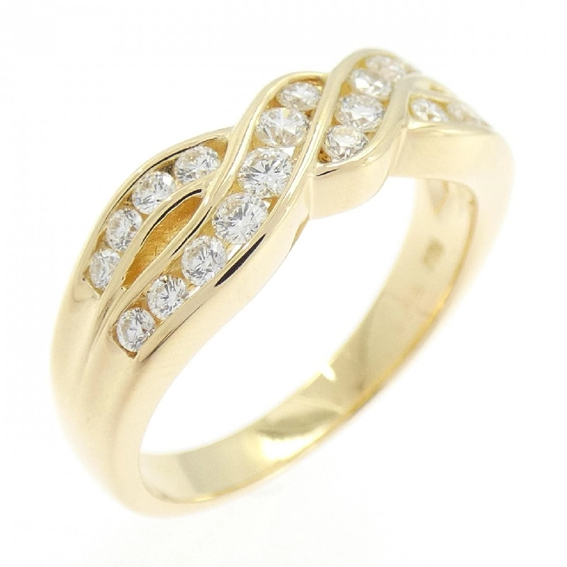 Nhẫn kim cương K18YG 0.45CT 665945