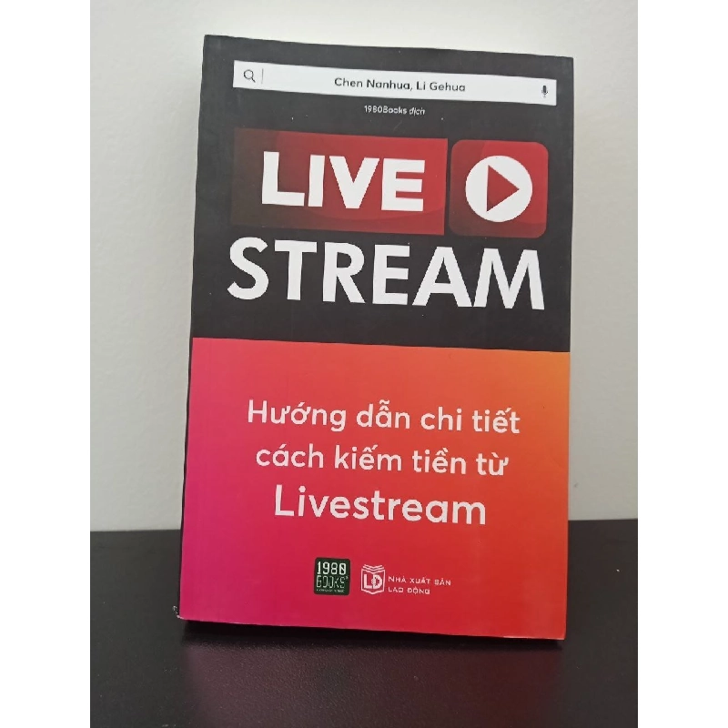 Livestream – Hướng dẫn chi tiết cách kiếm tiền từ livestream Chen Nanhua Li Gehua New 100% HCM.ASB2202 910736