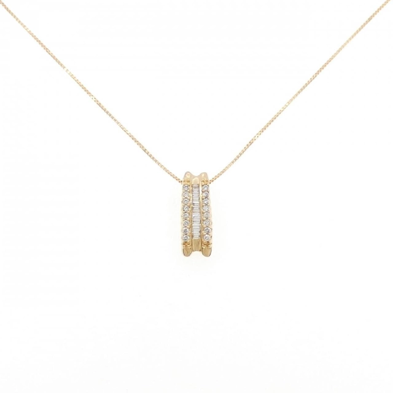 Dây chuyền kim cương 18KYG/K18YG 0.25CT - Hàng hiệu Chính hãng 857555