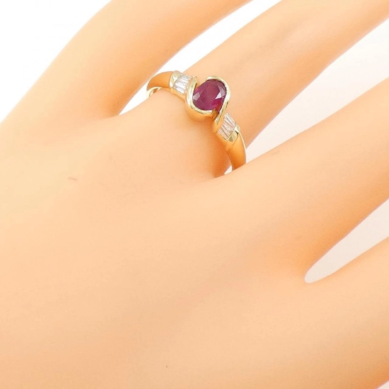 Nhẫn Ruby K18YG 0.98CT 667962