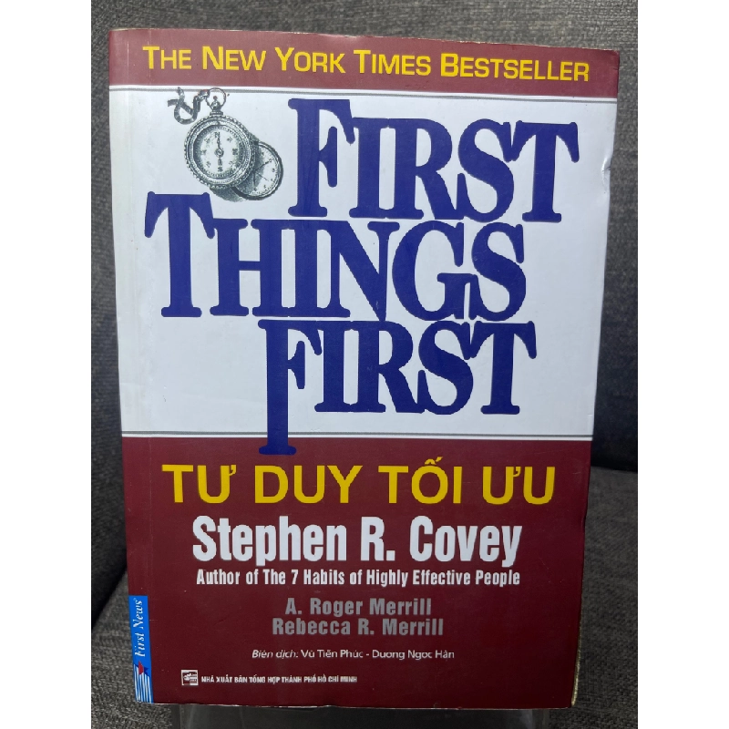 Tư duy tối ưu Stephen R Covey 2016 mới 75% ố bẩn viền HPB1305 181608