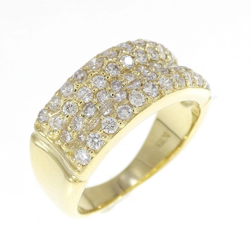 Nhẫn kim cương Pavé K18YG 0.72CT 669172