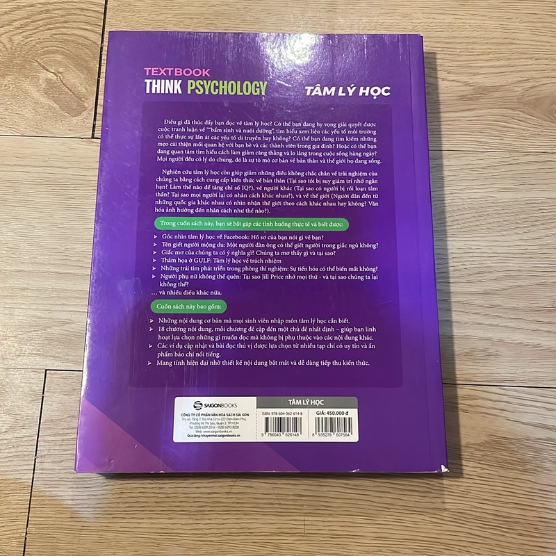 Tâm lý học Think Psychology - Abigail Baird 496642