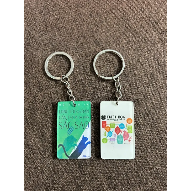Móc khóa sách: Lòng tốt của bạn cần thêm đôi phần sắc sảo + Triết học 732294
