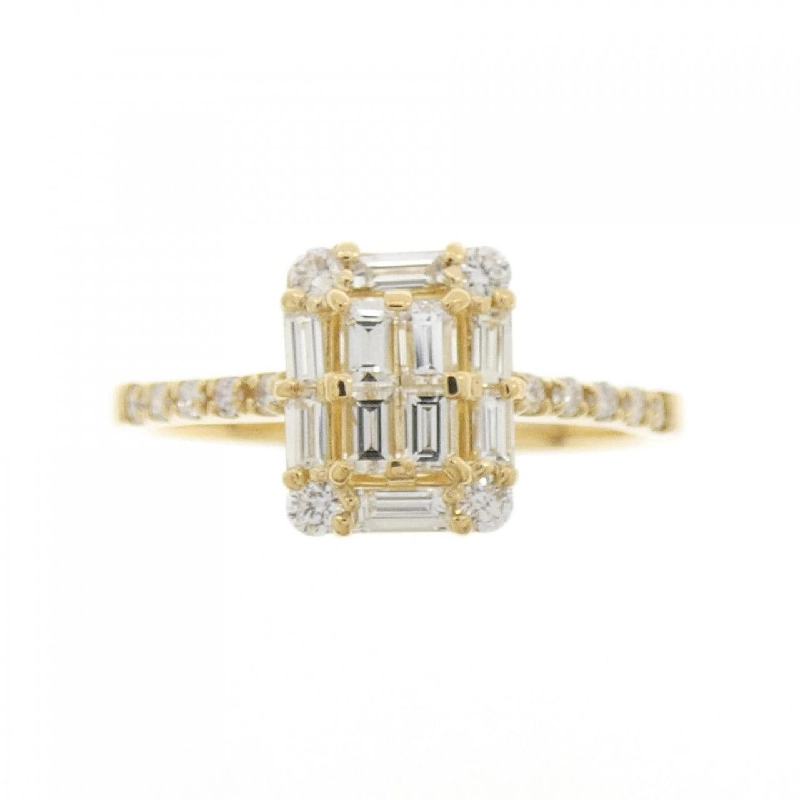 【Sản phẩm mới】Nhẫn kim cương K18YG 0.50CT 669191