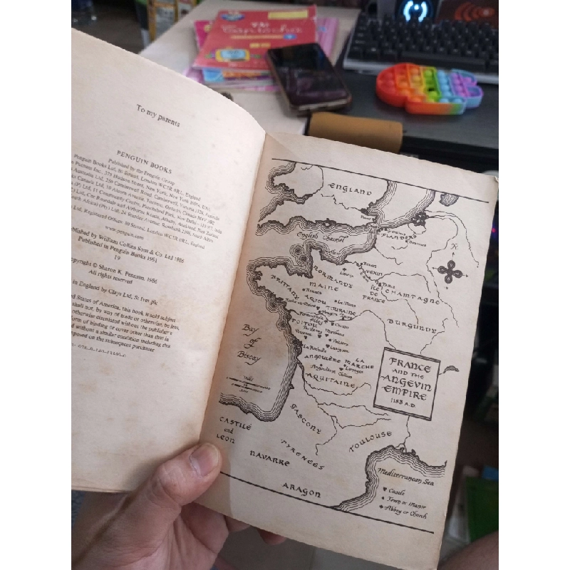 Here Be Dragons - Sharon Penman 1986 mới 80% ố Sách ngoại HCM1004 1007377