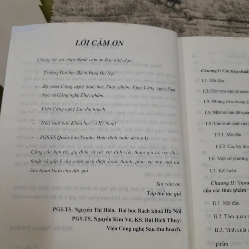 NƯỚC VÀ HỆ THỐNG TẨY RỬA KHỬ TRÙNG (CIP) NM. thực phẩm. CB. Phó GS Tiến sỹ Ng. T. Hiền 605077