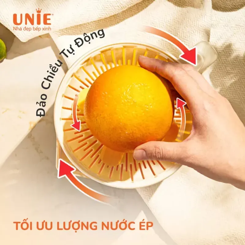 Máy vắt cam UNIE UJ550 dung tích 700ml, 5 cối ép đa dạng, dễ dàng vệ sinh 1044095