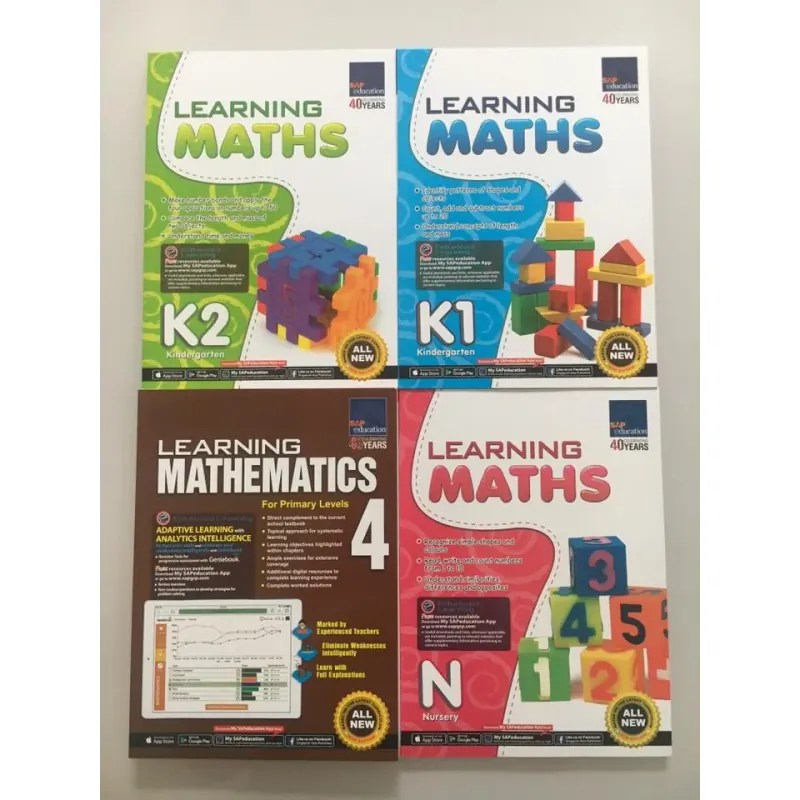 SAP Learning Mathematics N-6 (Sách nhập) - 9 quyển 796103