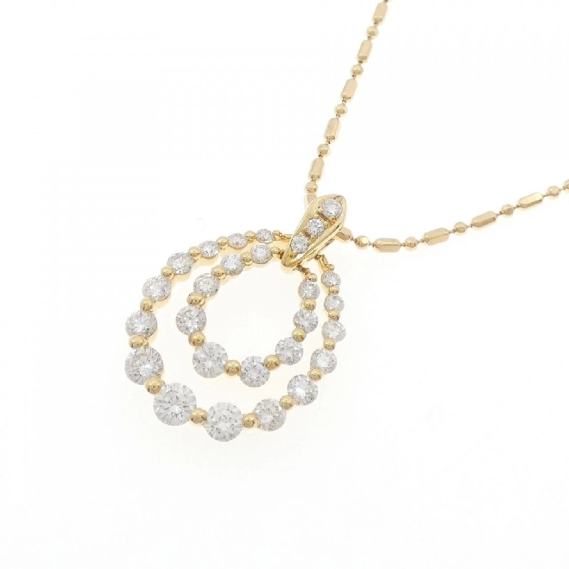 K18YG Dây chuyền kim cương 1.02CT - Hàng hiệu Chính hãng 858303