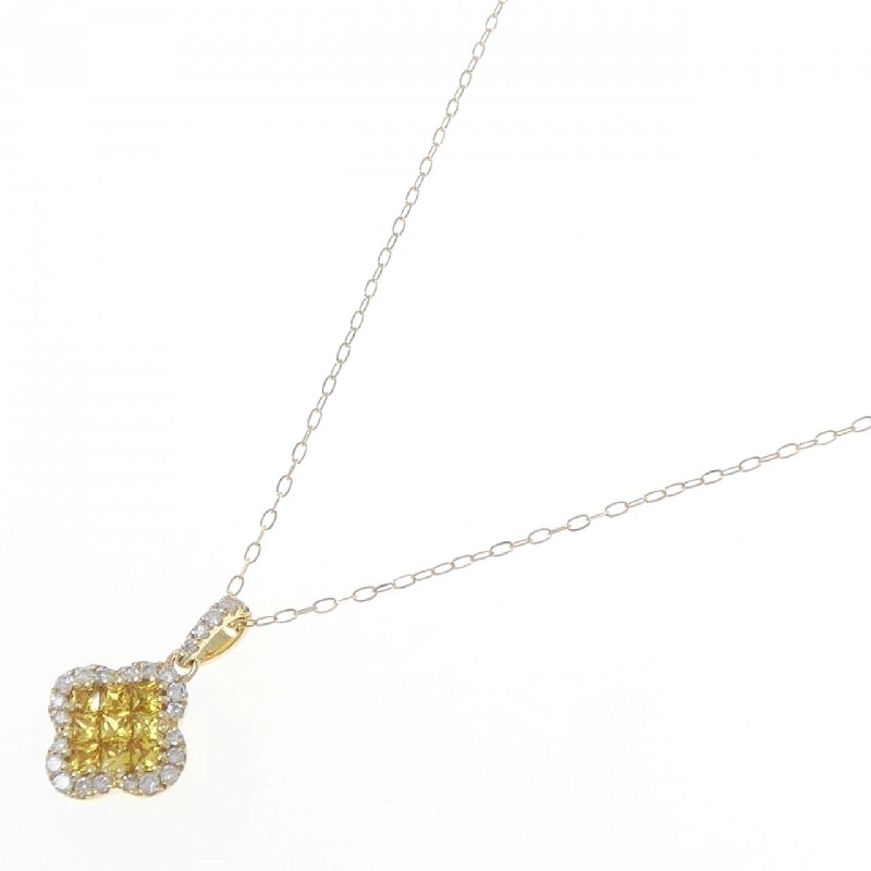 K18YG Sapphire Necklace 0.40CT - Hàng hiệu Authentic 857414