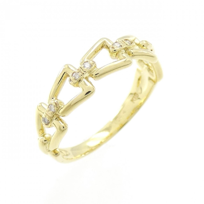 Nhẫn kim cương K18YG 0.04CT 672613