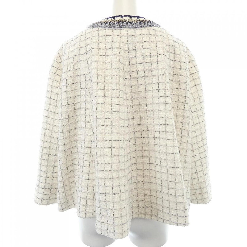 Áo khoác không cổ CHANEL 634805