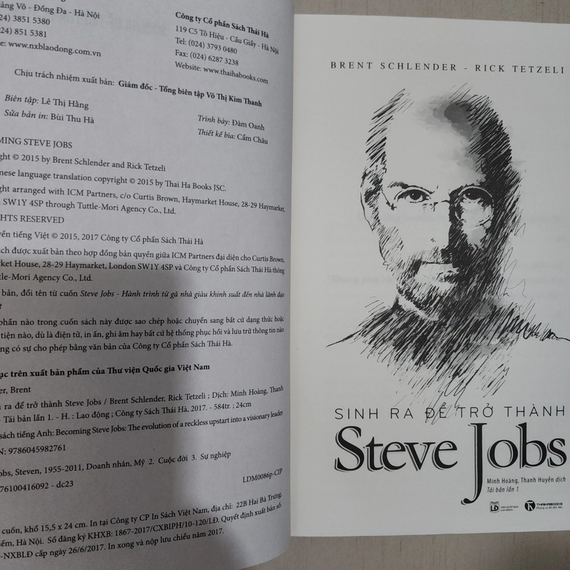 Sách Sinh ra để trở thành Steve Jobs mới 90% 538238