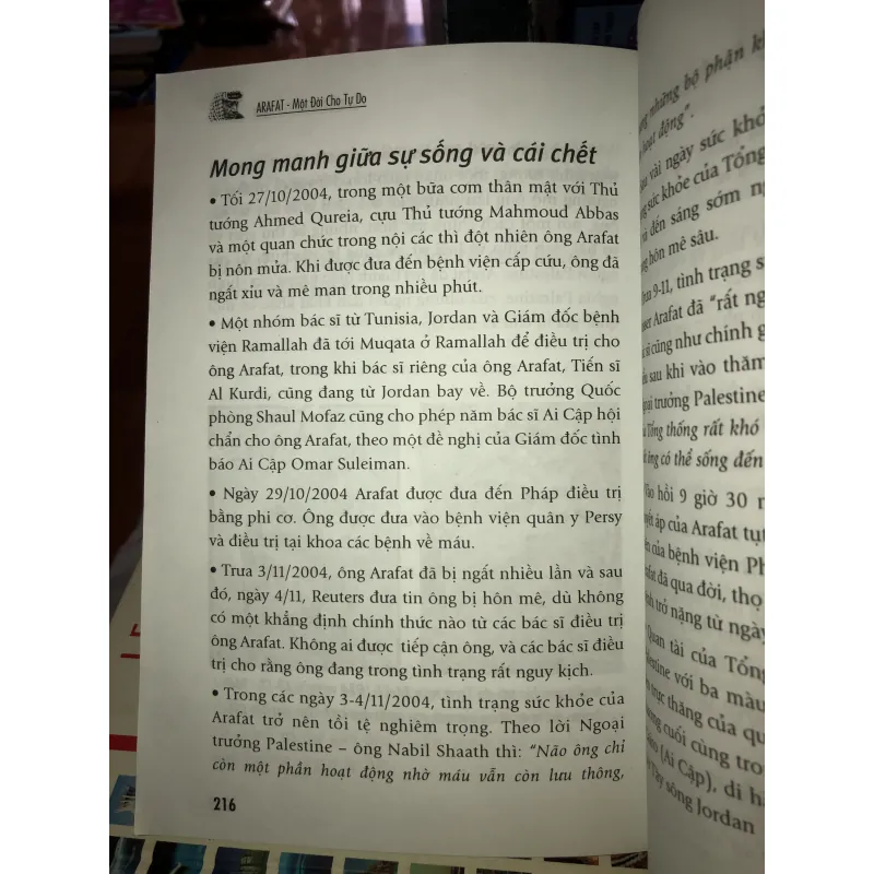 Bí mật một huyền thoại - Arafat Một đời tự do - Mạnh Kim và Nguyễn Văn Phước  777145