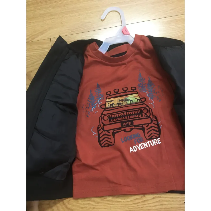 Set áo khoác và áo phông hàng xuất 766282