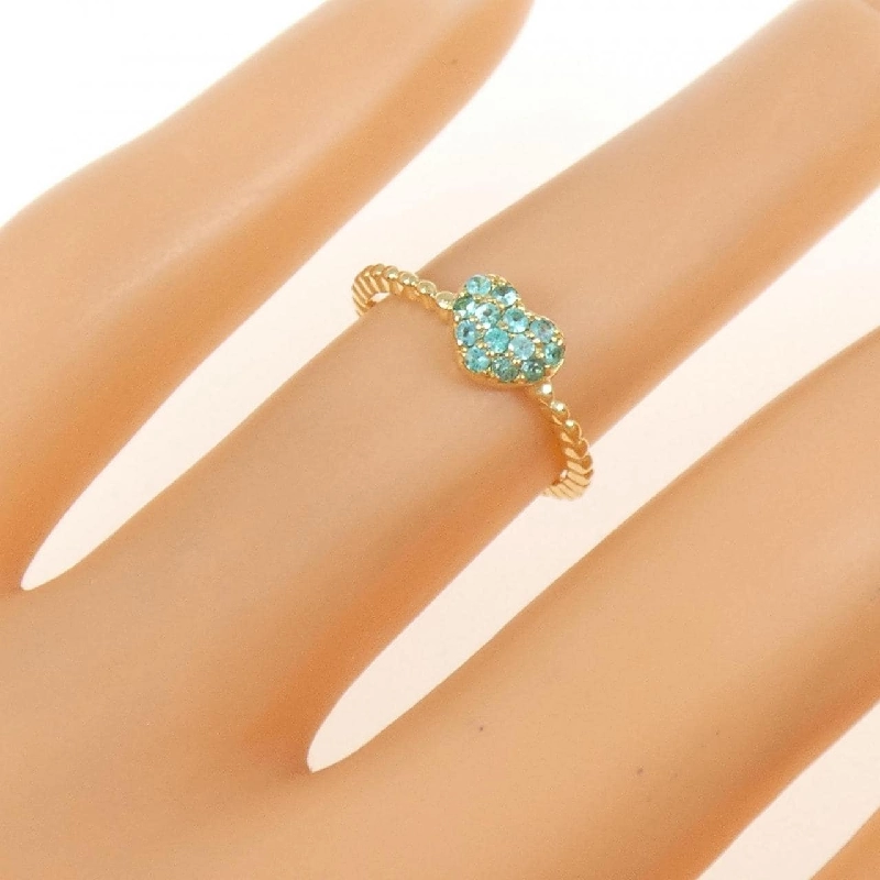 Nhẫn Tourmaline K18YG Hình Trái Tim 0.10CT - Hàng hiệu Chính Hãng 854172