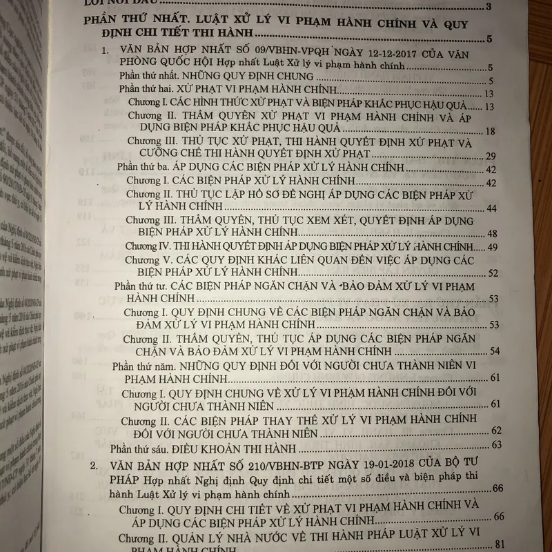 Luật xử lý vi phạm hành chính  600453