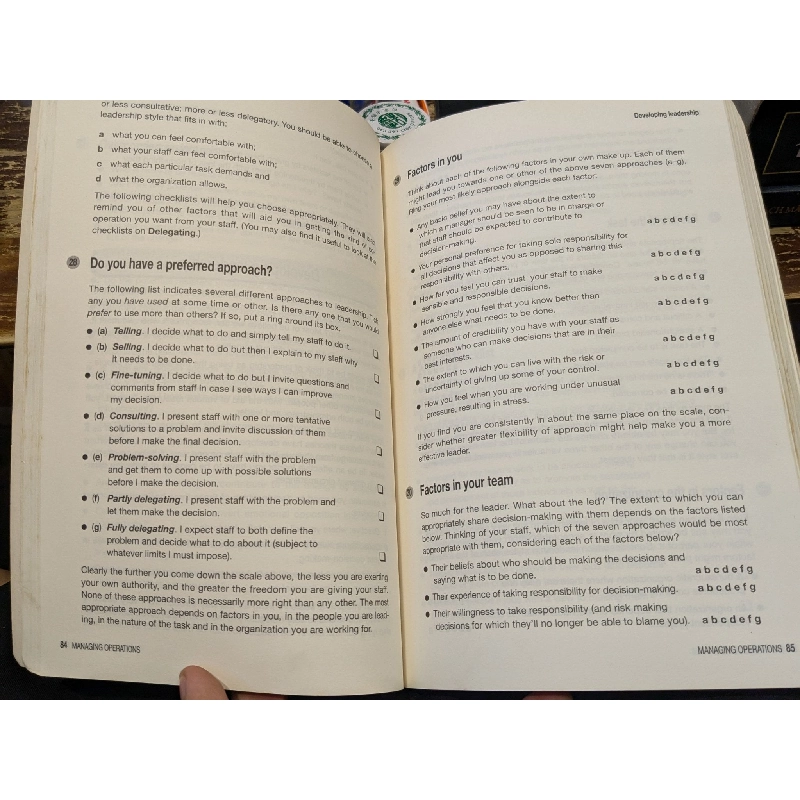 The Manager's Book of Checklists - Rowntree 796112